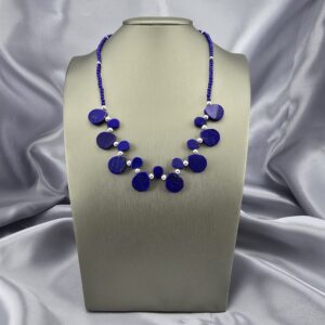 Collar Gotas de Lapislázuli y Plata 950