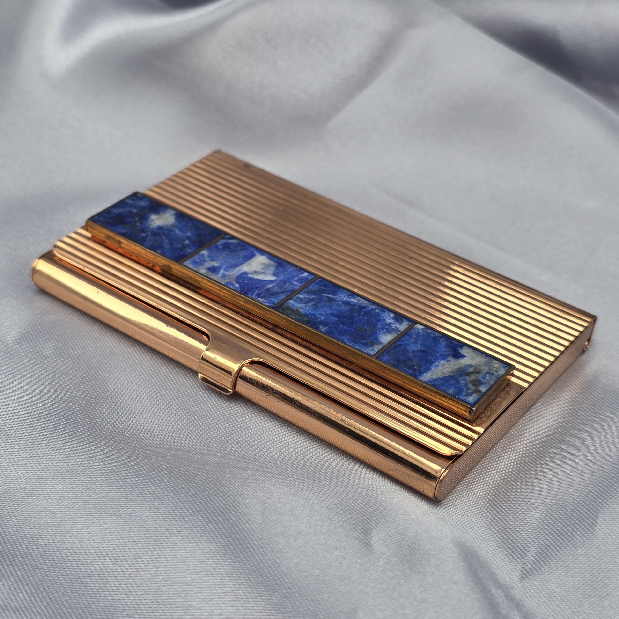 Tarjetero de Cobre con Lapislázuli - Imagen 3