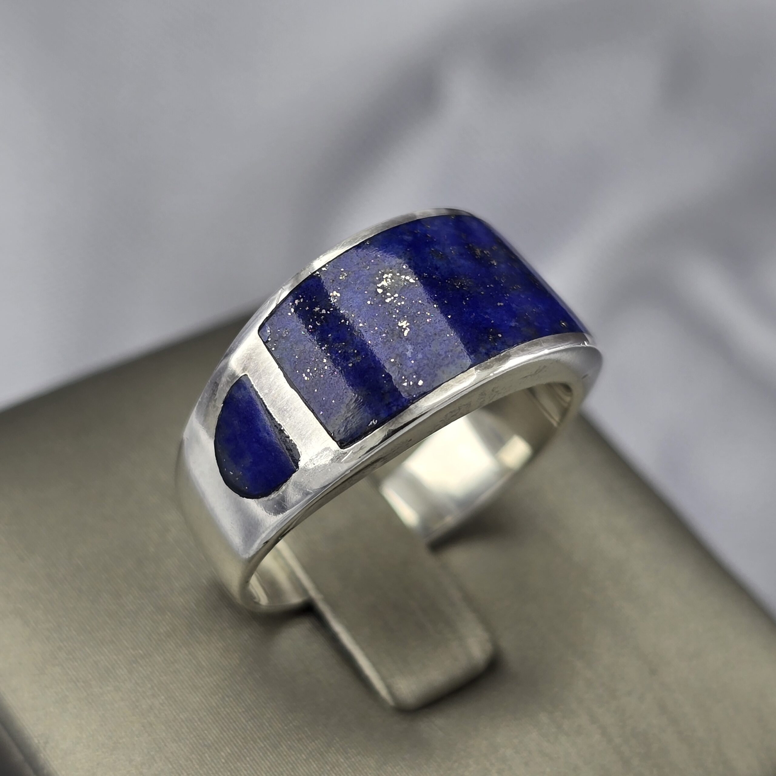 Anillo Aurelia - Lapislázuli y Plata 950 - Imagen 4