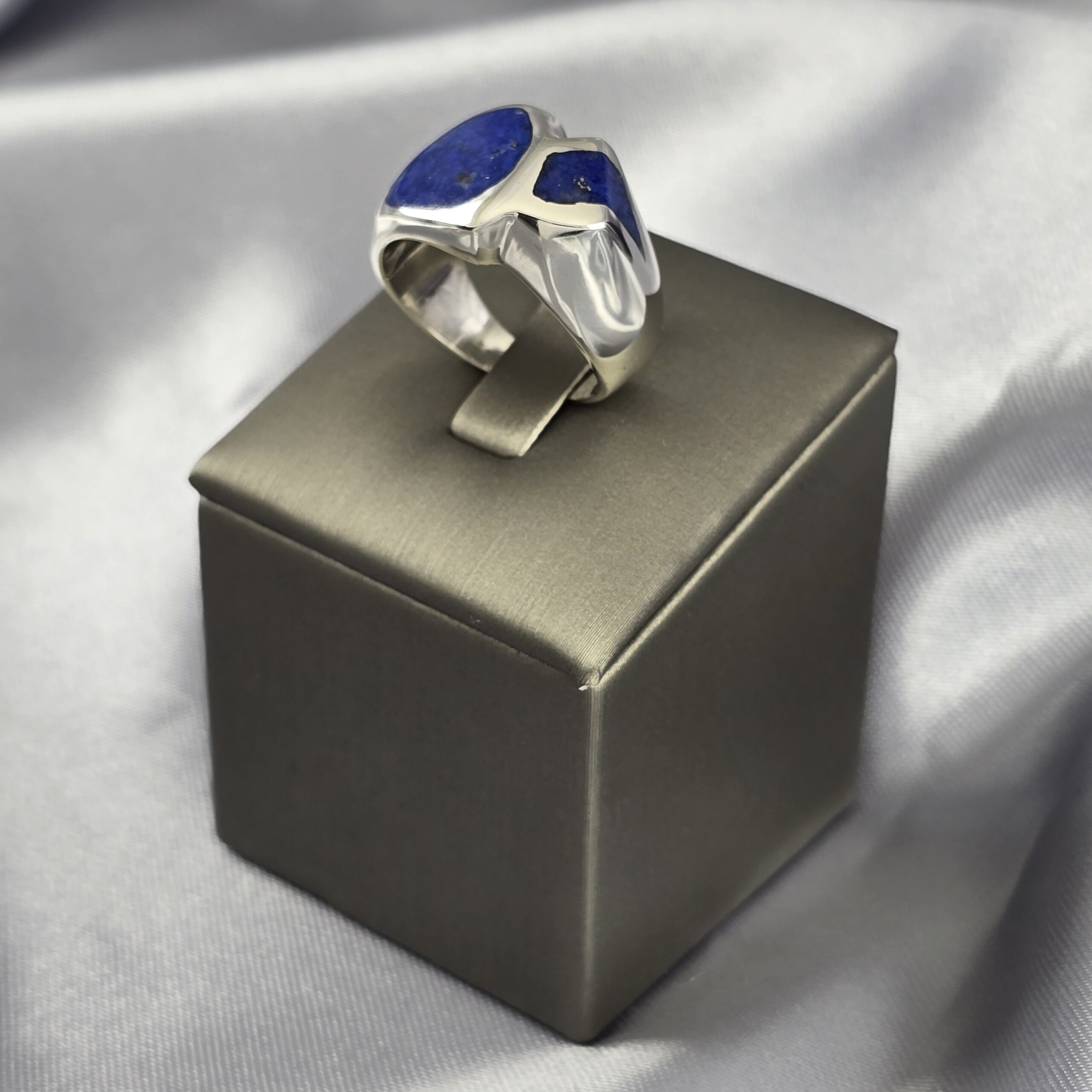 Anillo Eleonora - Lapislázuli y Plata 950 - Imagen 5