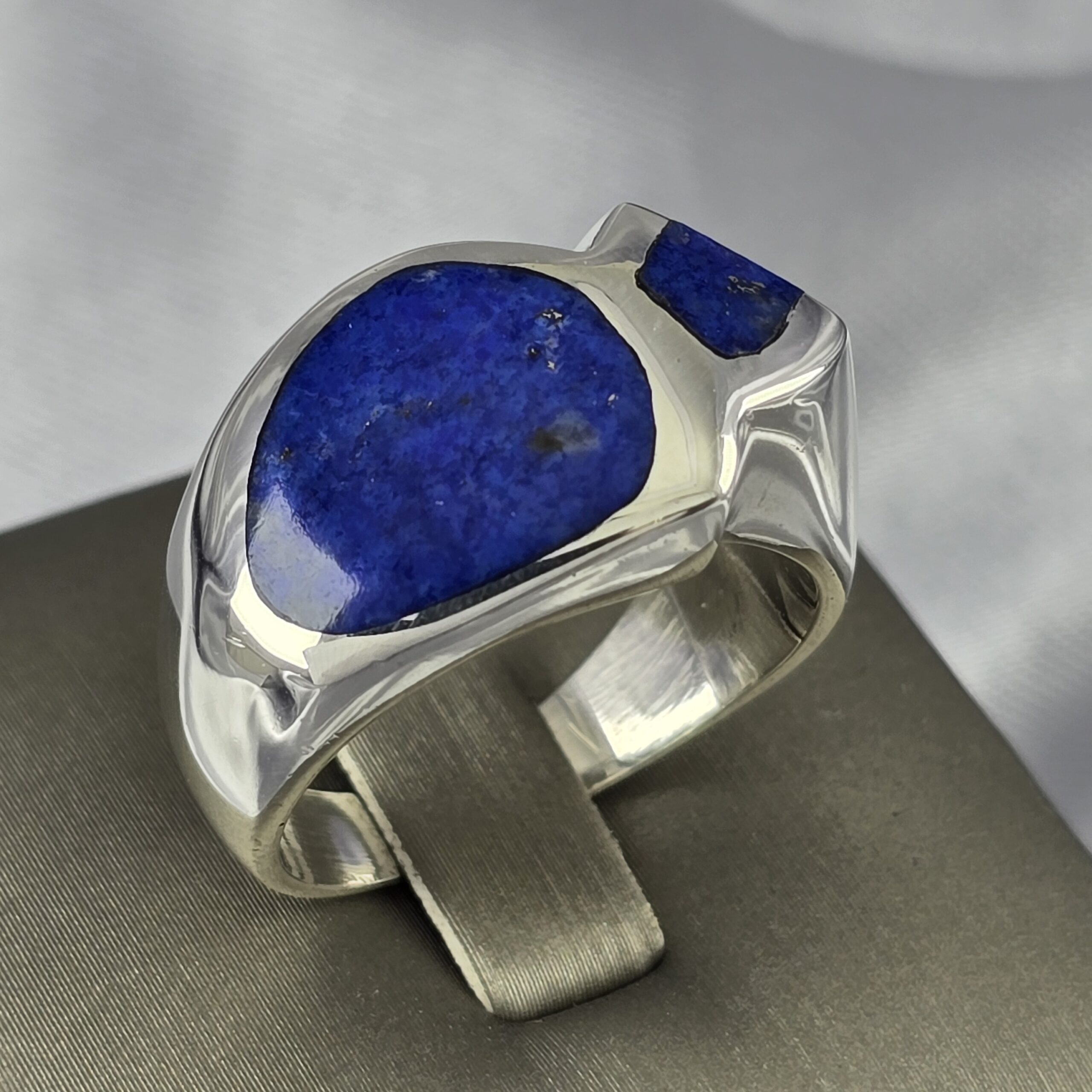 Anillo Eleonora - Lapislázuli y Plata 950 - Imagen 4