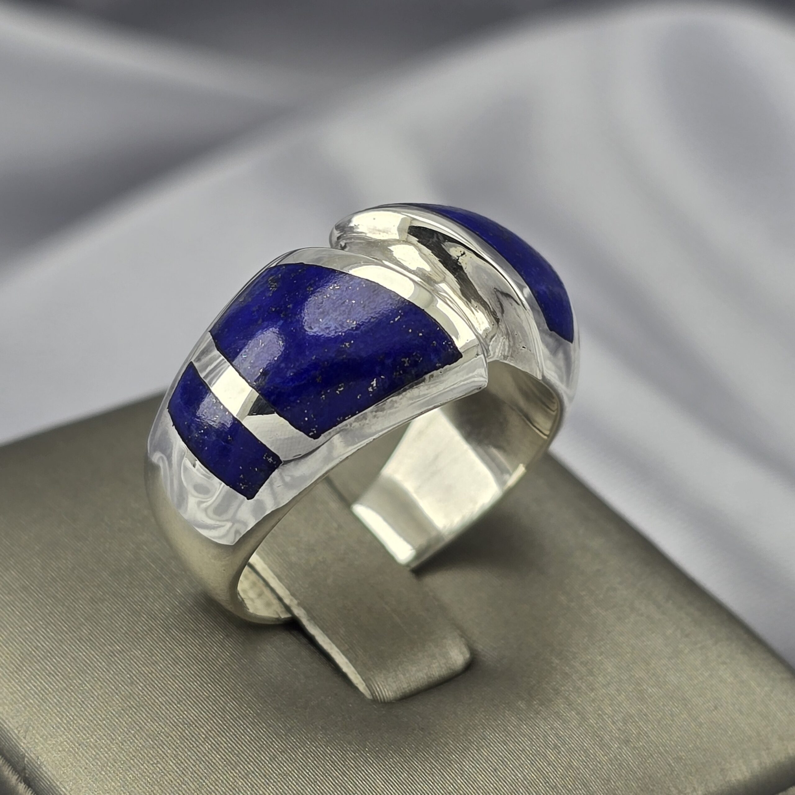 Anillo Seraphine - Lapislázuli y Plata 950 - Imagen 4