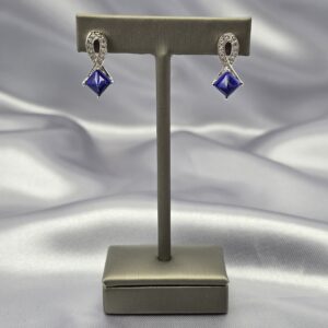 Aros de Lapislázuli y Circones en Plata