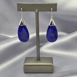 Aros de lapislázuli y plata