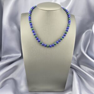 Collar Dualidad Natural: Lapislázuli y Malaquita