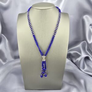 Collar Mandala de Oriente en Lapislázuli y plata