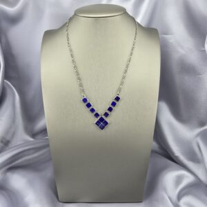 Collar Brillo Sutil de Lapislázuli y Plata