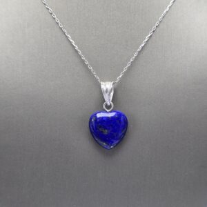 Colgante Corazón de Lapislázuli y Plata 950