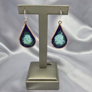 Aros Gota Austral | Cobre, Lapislázuli y Turquesa