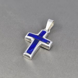Dije Cruz Austral | Plata y Lapislázuli