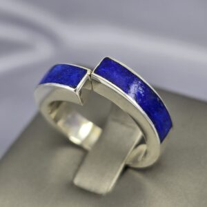 Anillo Esfera de los Andes | Plata y Lapislázuli