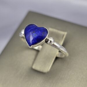 Anillo Corazón de los Andes | Plata y Lapislázuli