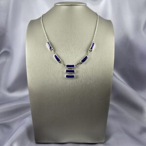 Collar Cordillera: Lapislázuli y Plata de Ley