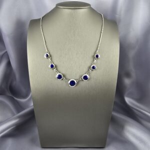 Gargantilla Esencia Azul: Lapislázuli y Plata