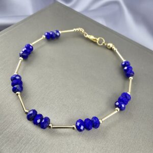 Pulsera Lapis: Elegancia Chilena en Azul Profundo