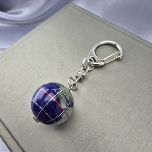 Llavero Esfera del Mundo en Lapislázuli